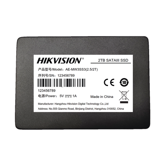 SSD PARA Videovigilancia Móvil / 2 TB / 2.5 / Alto Performance / Uso 24/7 / Resistente en Alta Temperaturas