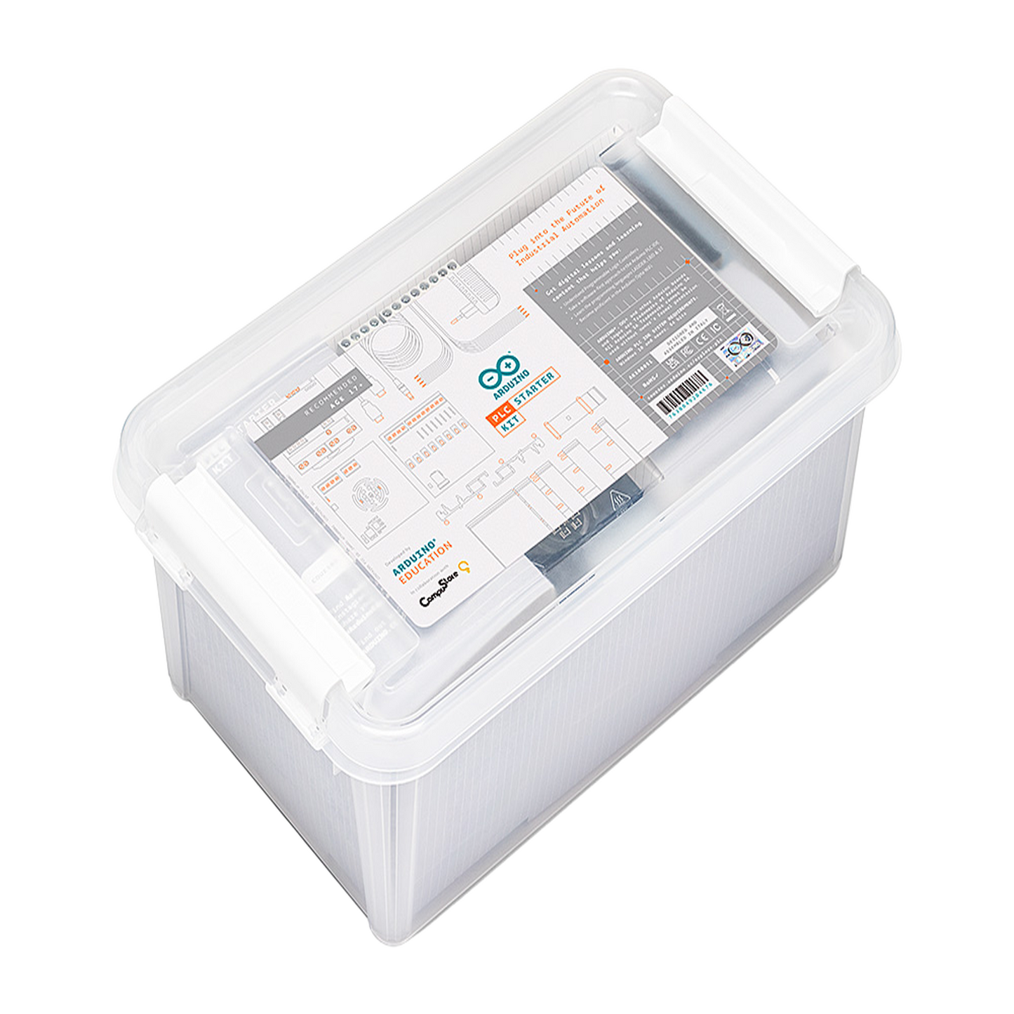 AKX-00051 - PLC Industrial Arduino Opta / Micro PLC IoT / Dual-core STM32H747XI / 8 Entradas Analógicas-Digitales / 4 Relés 10A / Ethernet + RS485 + WiFi-BLE / Programación Arduino + IEC-61131-3 / IP20