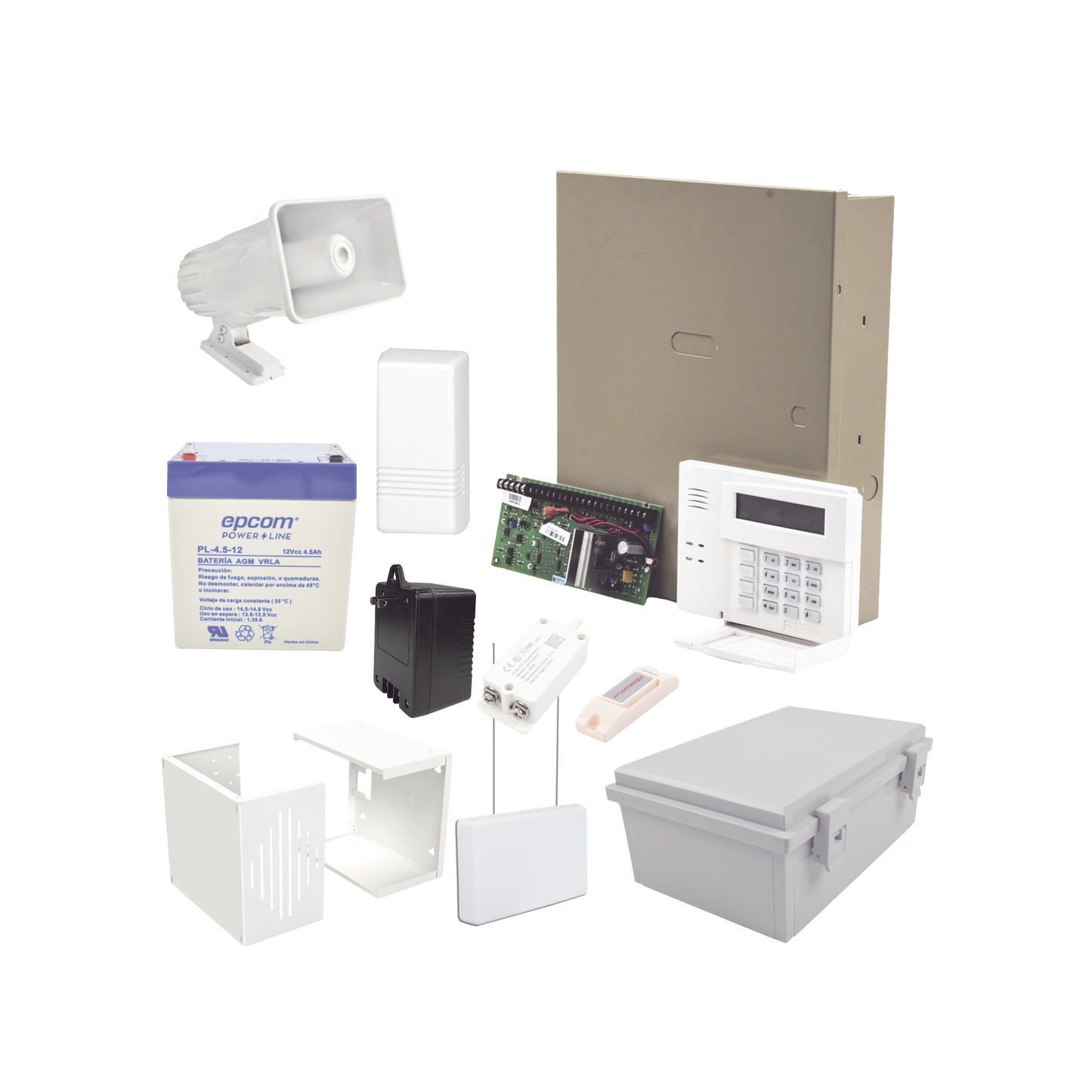 ALARMA-VECINAL Kit de Inicio para Alarma Vecinal con botón de Largo Alcance