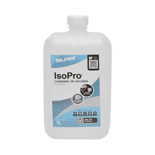 ALCOHOL Alcohol Isopropilico para limpieza de equipos de vídeo, fibra óptica, cómputo, y equipo telefónico 1000 mL