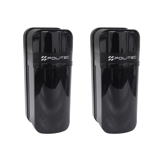 ALESWS Detector Fotoeléctrico (A baterías) / 0 Falsas Alarmas / Alcance de 60m de Exterior y  350m en interior / Fácil Alineación / Compatible con cualquier panel de alarma