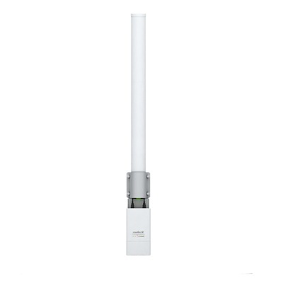 AMO-5G13 - Antena omnidireccional, potente cobertura de 360°, doble polaridad MIMO 2x2, frecuencia 5 GHz (5.45-5.85 GHz) de 13 dBi