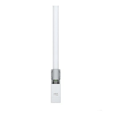 AMO-5G13 Antena omnidireccional, potente cobertura de 360°, doble polaridad MIMO 2x2, frecuencia 5 GHz (5.45-5.85 GHz) de 13 dBi