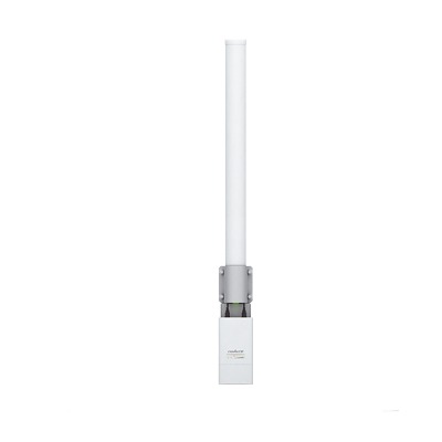 AMO-5G10 - Antena omnidireccional, potente cobertura de 360°, doble polaridad MIMO 2x2, frecuencia 5 GHz (5.45-5.85 GHz) de 10 dBi