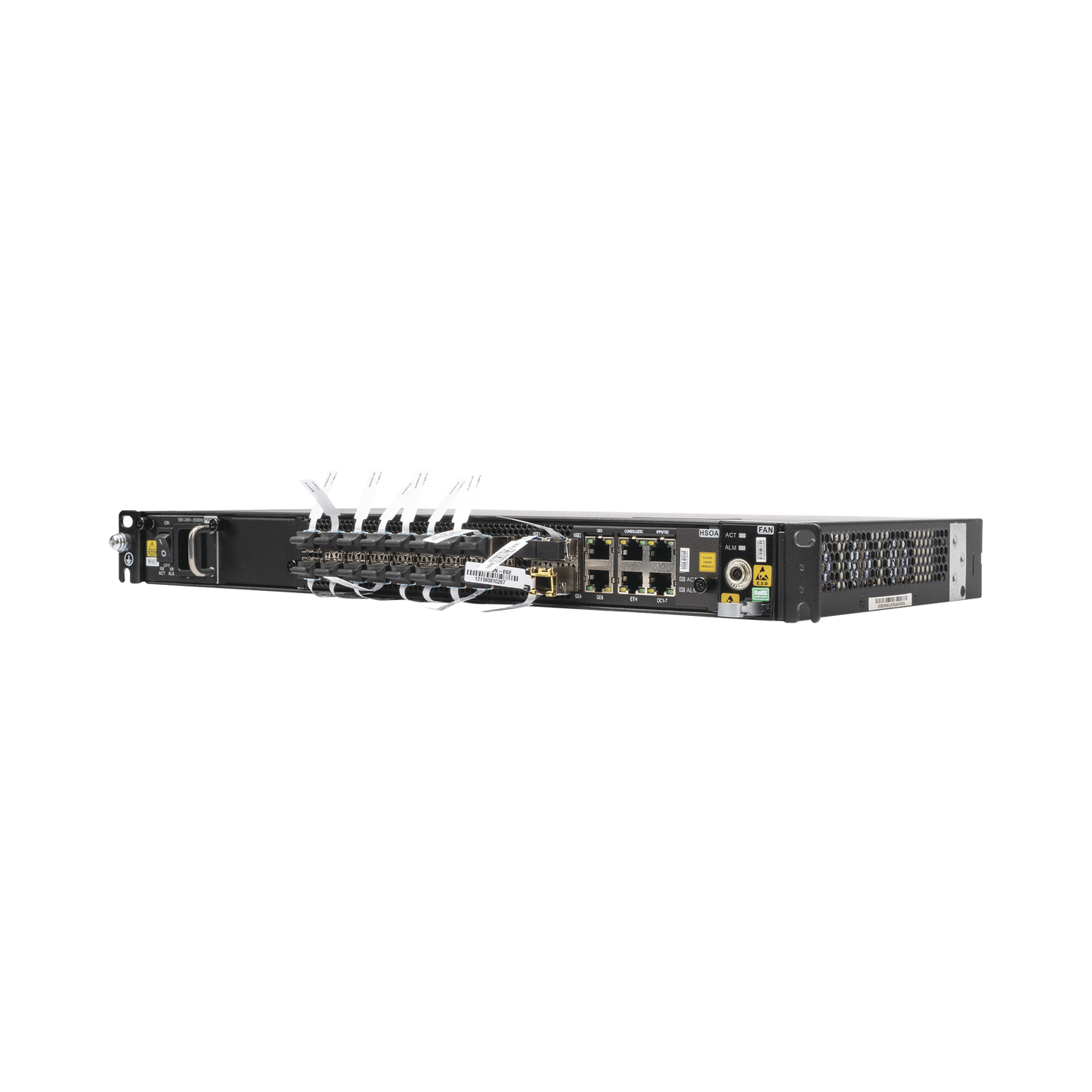AN6001-G16-AC Mini OLT GPON Carrier Class con Tarjeta de Servicio de 16 puertos GPON Hasta 1024 Clientes, 16 módulos clase C+ y Fuente de CA (Corriente Alterna), 1UR, Gestión por Interfaz Web, Gestión UNM2000, CLI, (Incluye Instalación de So