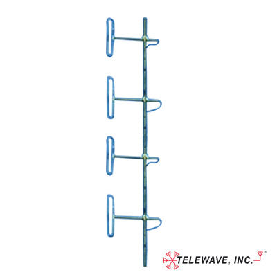 ANT-150D6-9 - Antena Base VHF, de 4 Dipolos, rango de frecuencia 138 - 174 MHz.
