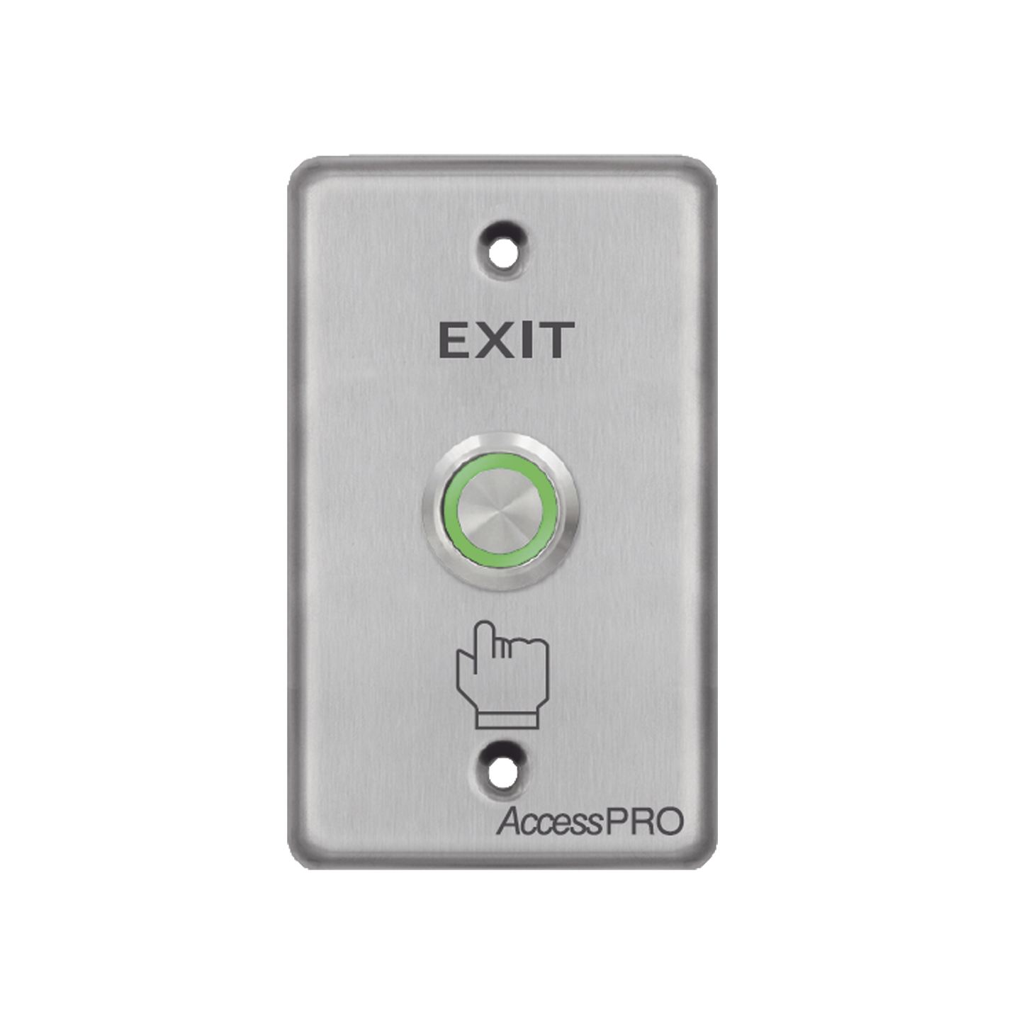 APBIVC - Botón de Aro Iluminado Color Verde/ IP65 / Diseño Elegante / NO,COM,NC