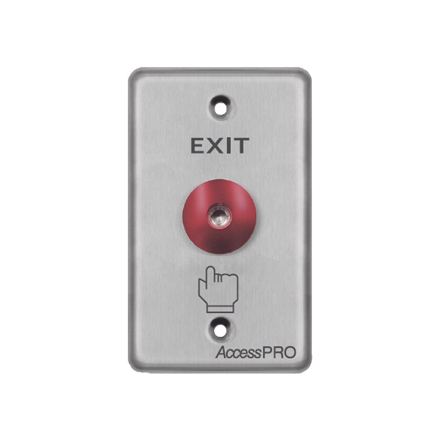 APBRRLC - Botón tipo Hongo / Redondo Color Rojo con LED / Estético / NO y COM