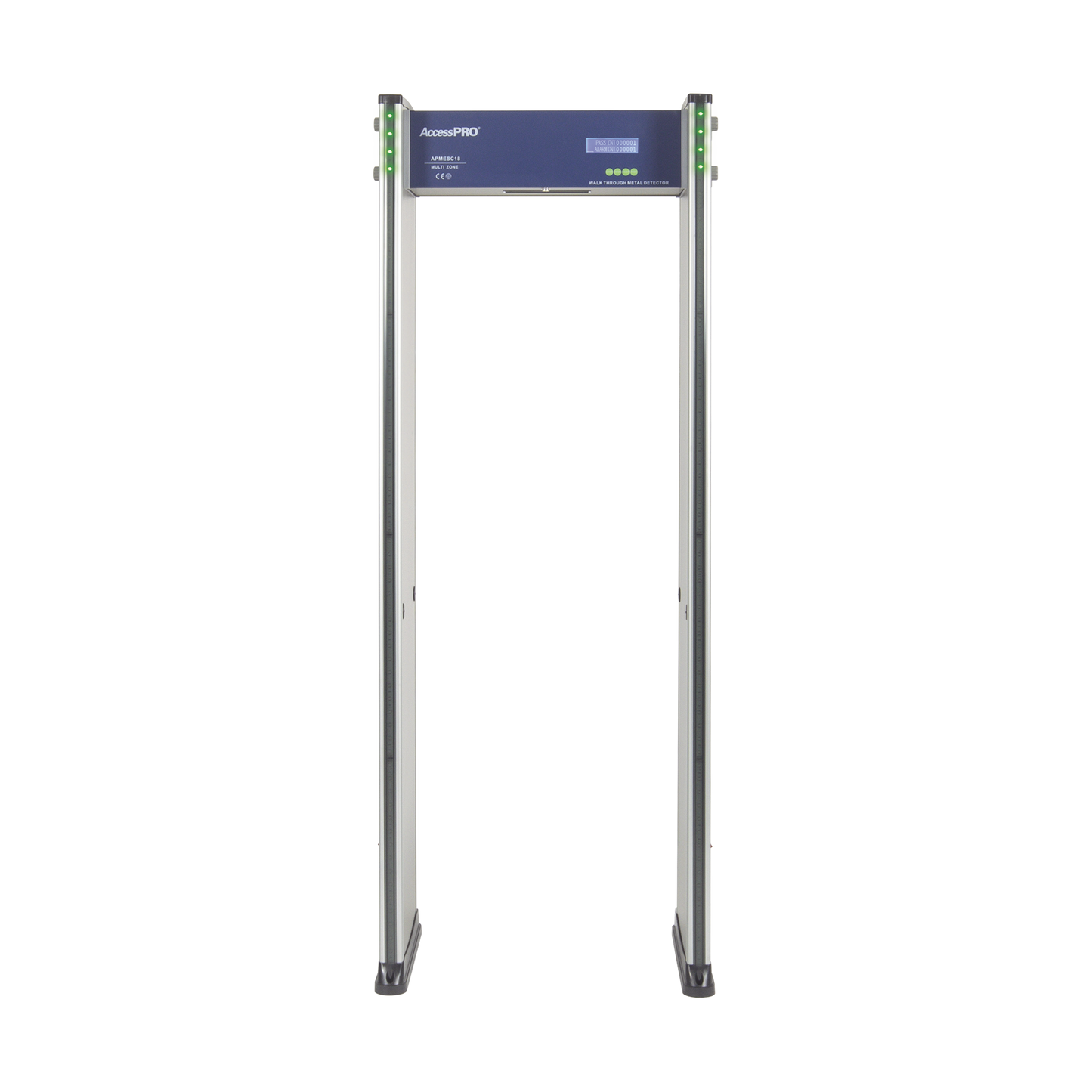 APMESC18 Detector de Metales de 18 zonas/ Uso en Interior/Programación con Control Remoto / Contador de Personas
