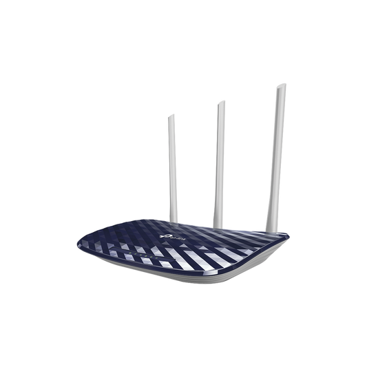 ARCHER-C20W Router Inalámbrico WISP con Configuración de fábrica personalizable, doble banda AC, con antenas de alta ganancia, hasta 733 Mbps, 4 Puertos LAN 10/100 Mbps, 1 Puerto WAN 10/100 Mbps