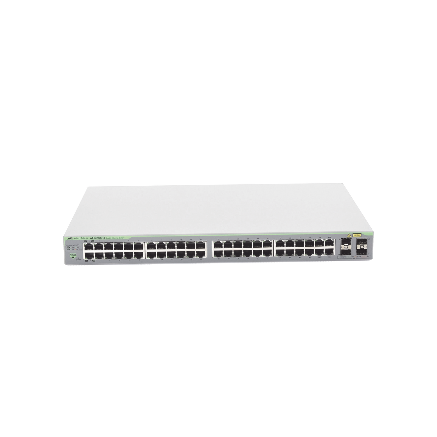 AT-GS950-48-10 Switch Gigabit WebSmart de 48 puertos 10/100/1000 Mbps (4 x Combo) + 4 puertos gigabit SFP Combo