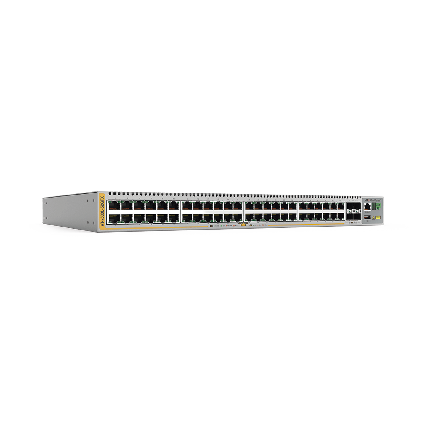 AT-X530L-52GTX-10 Switch L3 Stackable, 48x 10/100/1000-T, 4x SFP+, Fuente Redundante