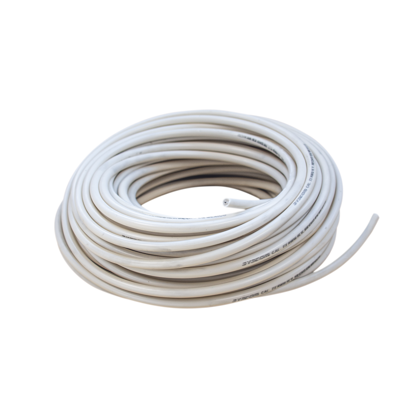 AWG25 - Cable doble aislado de alta durabilidad para cercas electrificadas Bobina con 25 mts (Cable bujia)