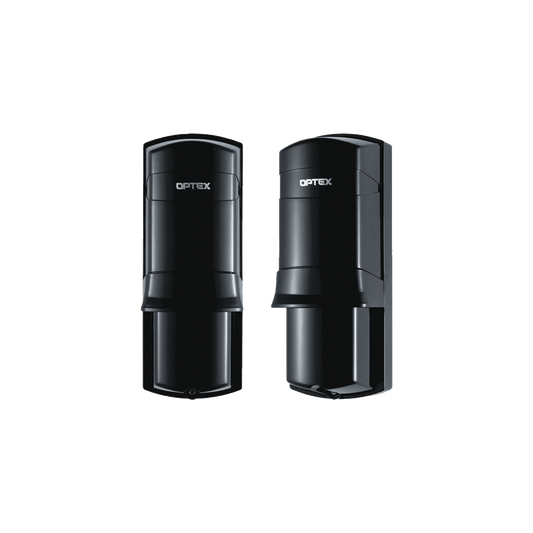 AX-330PLUS Barrera fotoelectrica de 100 metros con la mejor tecnologia de deteccion de patrones para reducir falsas alarmas / Alámbrico / 2 rayos / compatible con cualquier panel de alarma