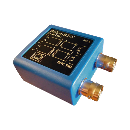 BALUN-E1 Balun E1 -Adaptador BNC hembra 75 ohms a jack RJ45 120 ohms