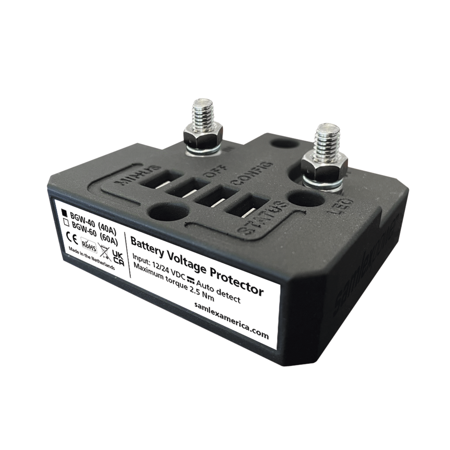 BGW40 - Protector de Baterías 12/24V a Prueba de Agua 40 A