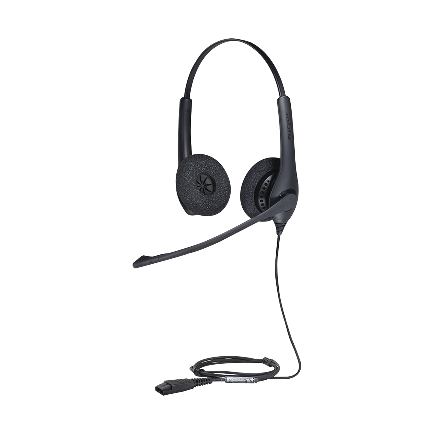 BIZ-1500-DUO-QD - Jabra Biz 1500 Duo, auricular profesional con cancelación de ruido, ideal para contact center con conexión QD (1519-0157)