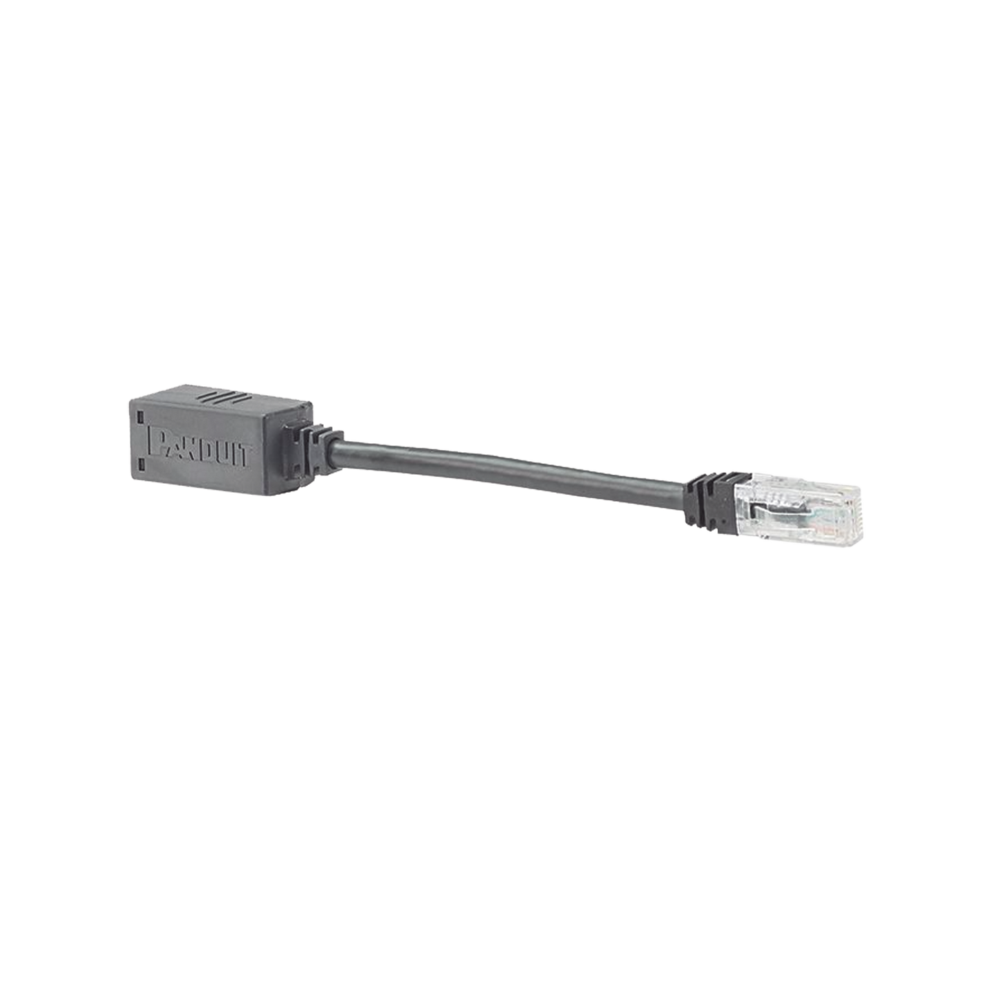 BKA6ASD8INBL - Adaptador Para Desconexi�n Accidental Segura, Jack a Plug Categor�a 6A, UTP, CM, 20.3 cm (7.99 pulgadas) de Longitud, Color Negro
