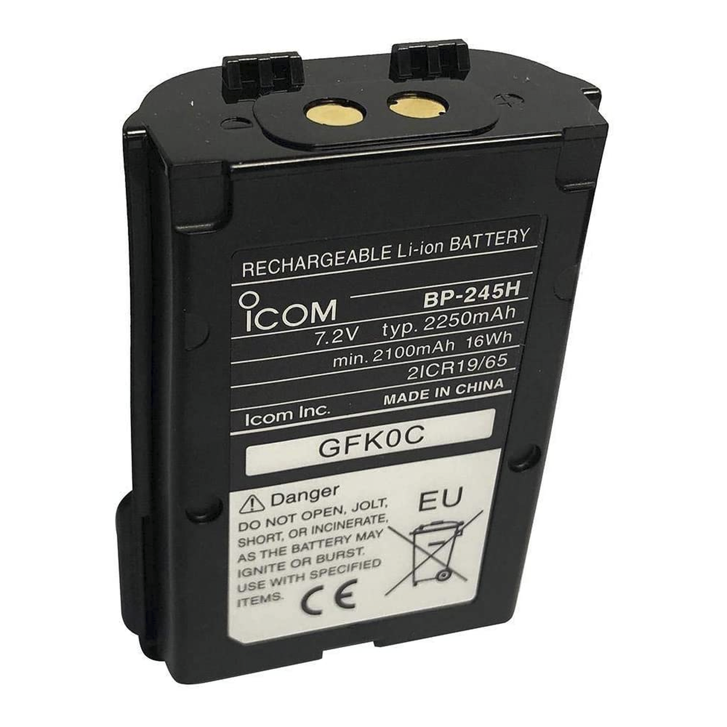BP-245H - Batería Li-Ion 7.2V/ 2000mAh, para radio ICM72, M73