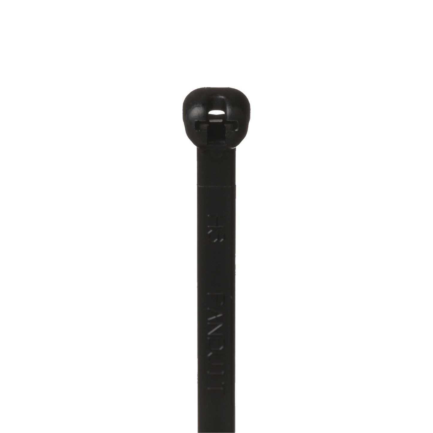 BT2S-C0 - Cincho de Nylon 6.6 Dome-Top®, Con Lengüeta de Bloqueo de Acero Inoxidable, 203 mm largo x 4.7mm ancho, Color Negro, Exterior Resistente a Rayos UV, Paquete de 100pz