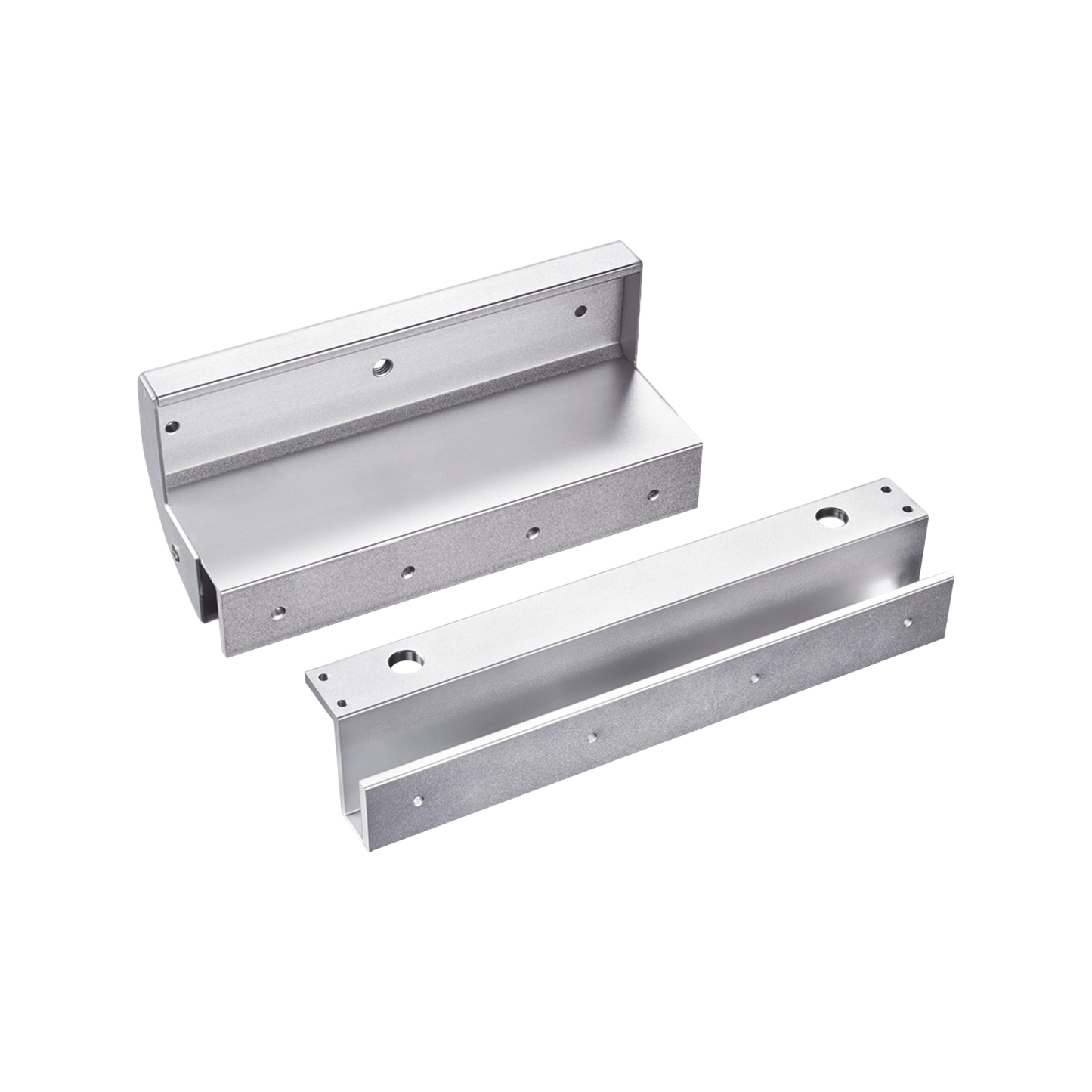 BU600NDLED Montajes en U para puertas de Solo Cristal ( puerta y marco) para uso con Chapa Magnética MAG600NLED y MAG600NTLED