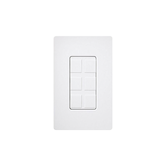 CA6PFWH Caja de pared para contactos varios, 6 mini espacios.