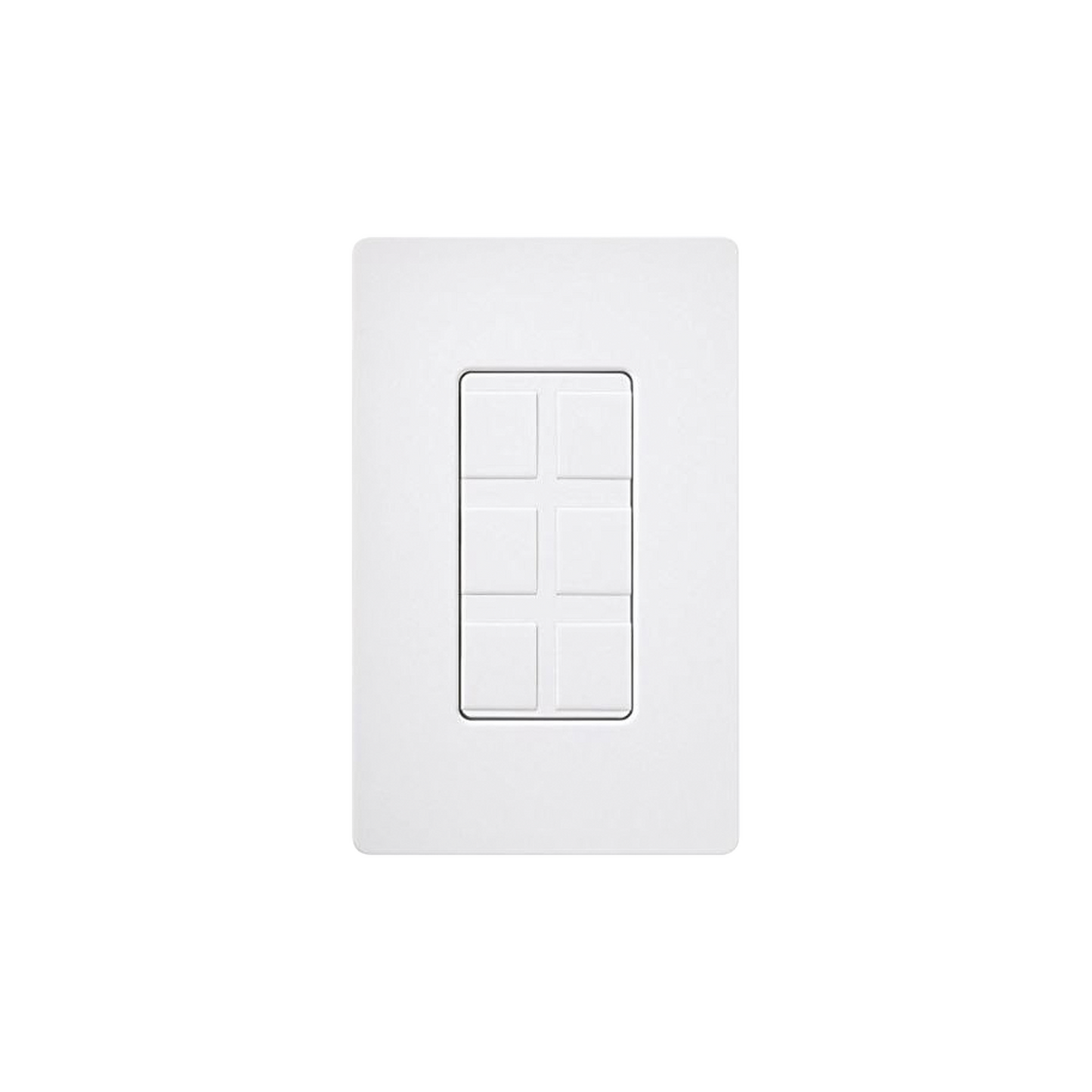 CA6PFWH - Caja de pared para contactos varios, 6 mini espacios.