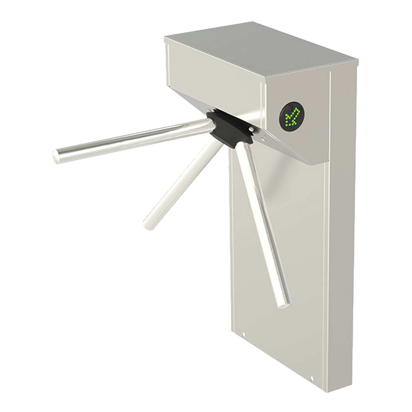 CAME-500-E Torniquete Tipo Tripode de Medio Cuerpo / Acabado en Acero Inoxidable / De Apertura Bidireccional / Compatible Con Paneles de Control De Acceso