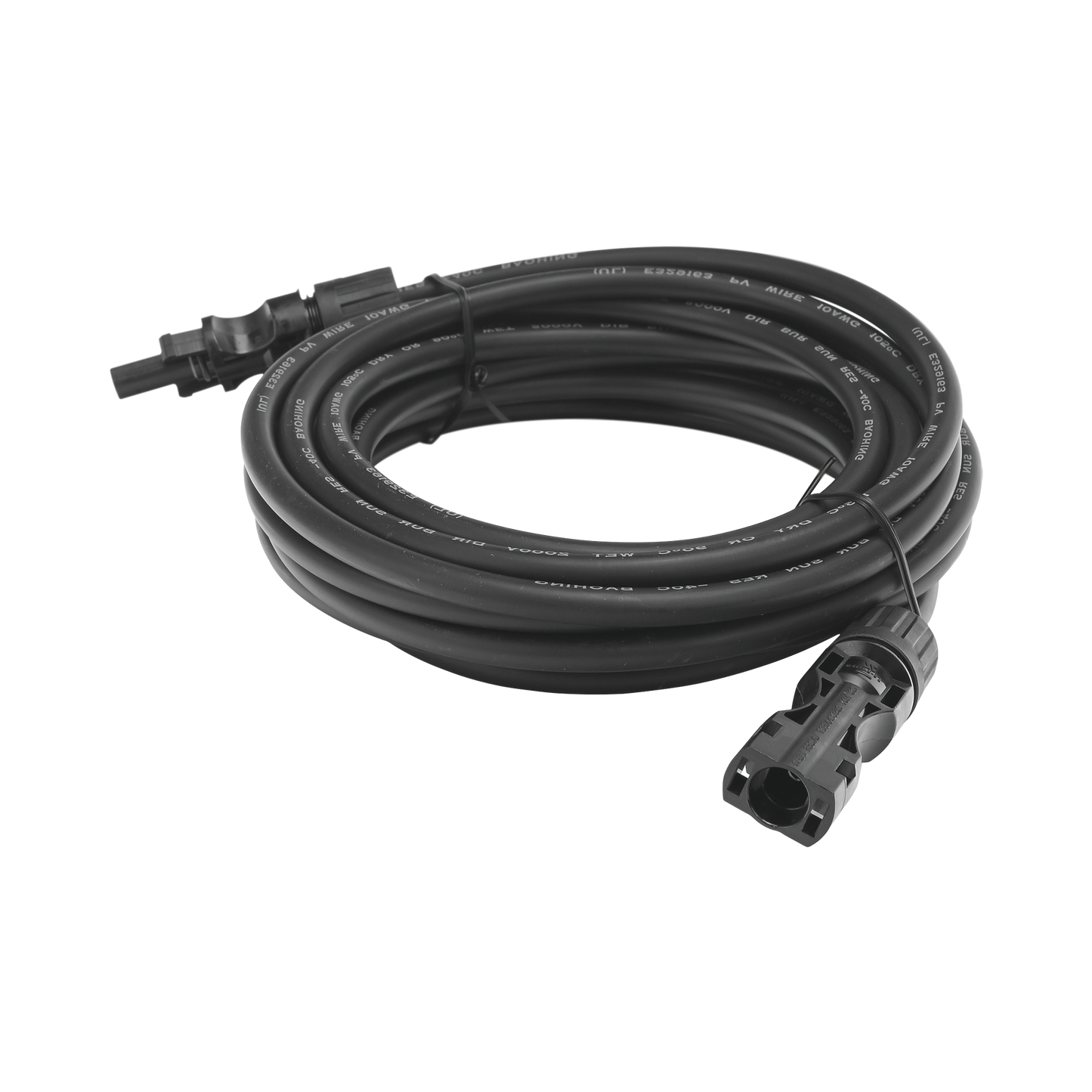 CBLMC42P5MBLKV2 - Cable Fotovoltaico 2.5 m, Negro, Calibre 10 AWG con Terminales MC4 en Ambos Extremos