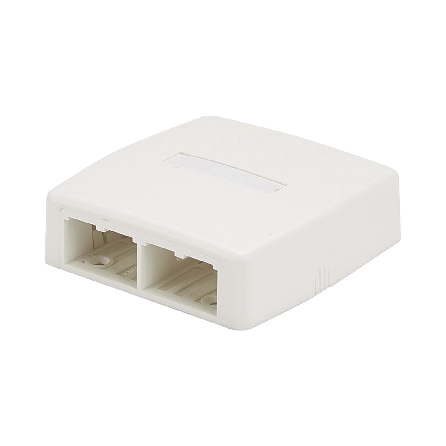 CBXQ4IW-A - Caja de Montaje en Superficie, Para 4 M�dulos Mini-Com, Color Blanco Mate
