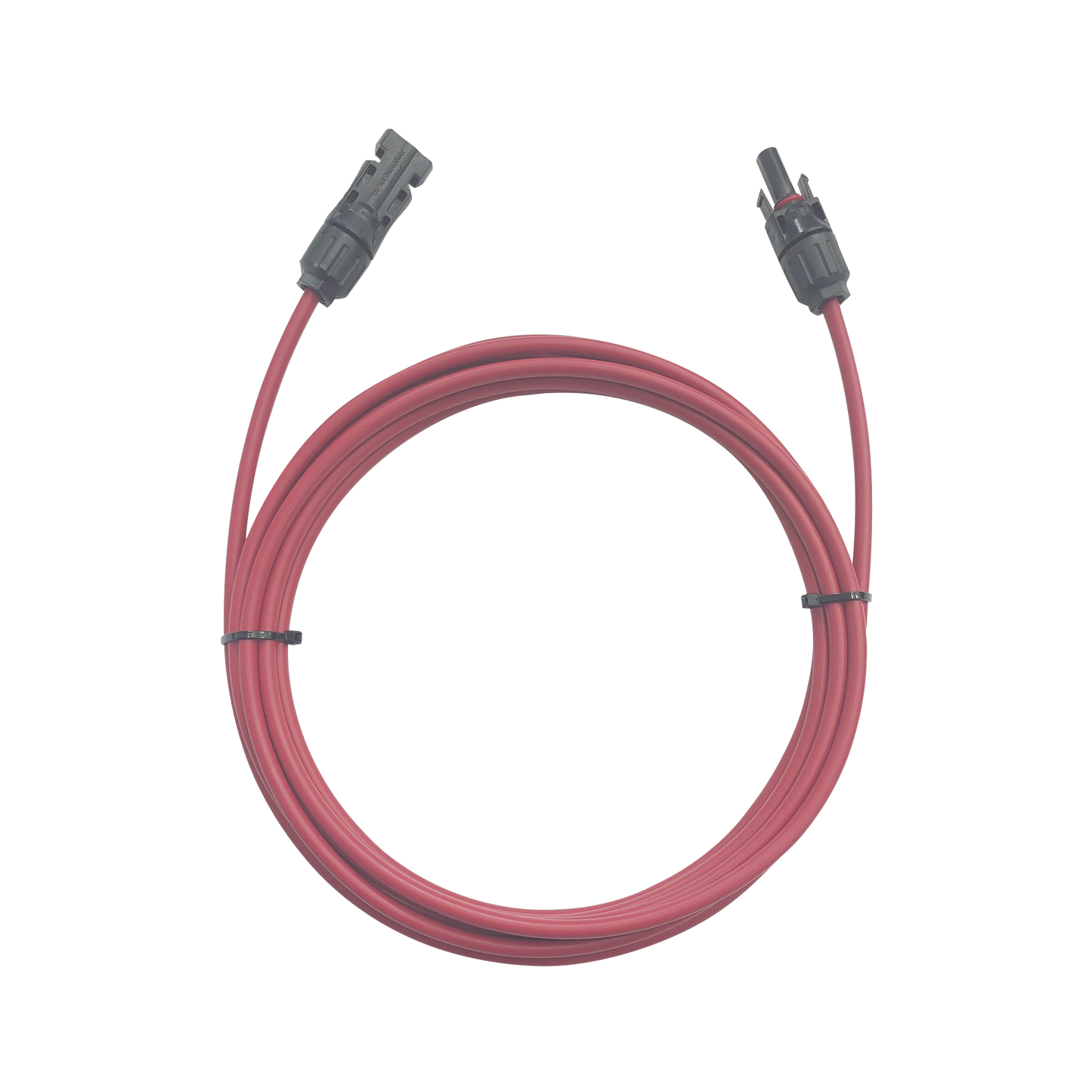 CFMC41MRED - Cable Fotovoltaico / 1 metro / Color Rojo / Calibre 10 AWG / Terminal MC4-Macho y Hembra en ambos extremos
