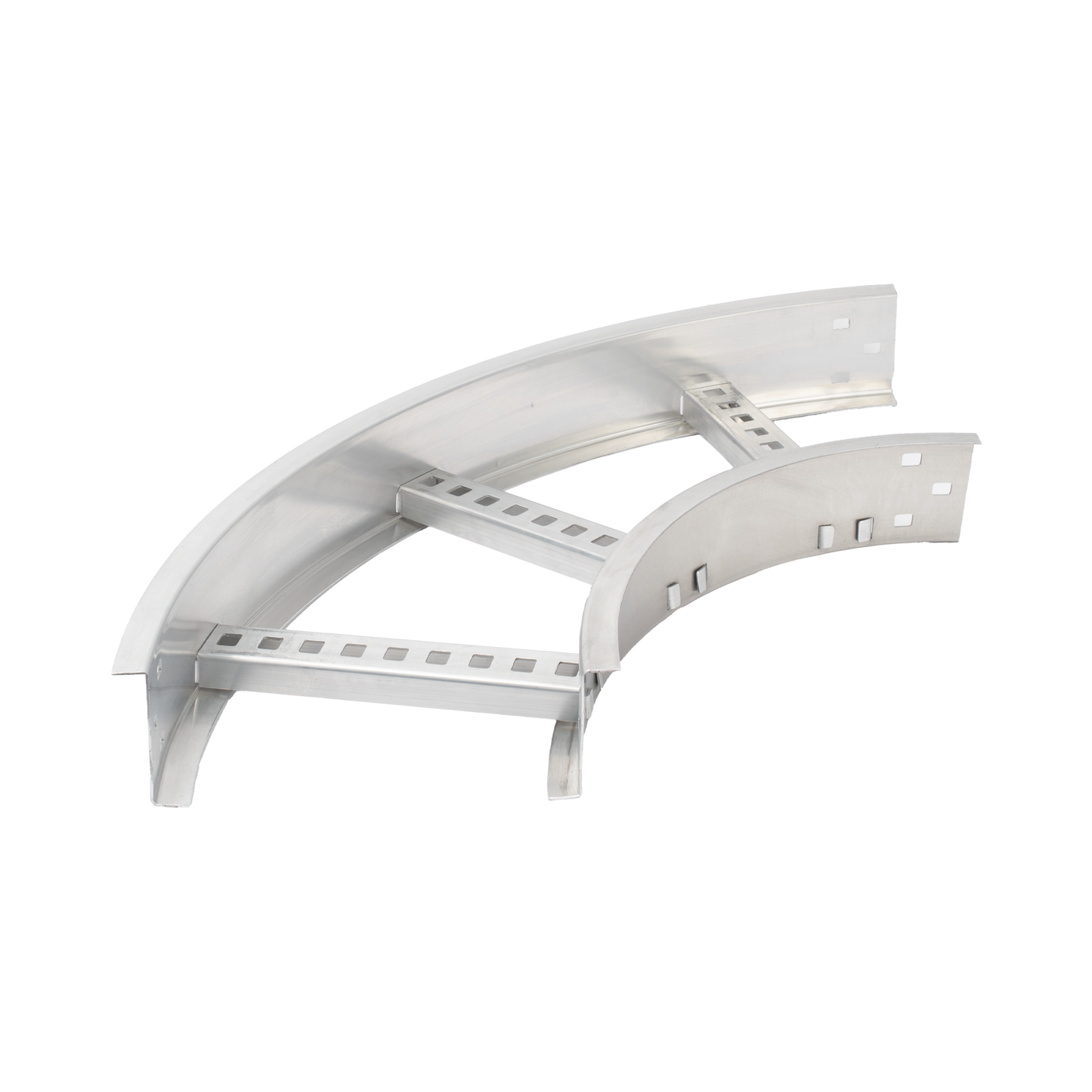 CHC908R8X9AK - Curva Horizontal de Aluminio de 90° Perfil Z / Peralte 3 1/4" / Ancho 9" / Radio 8" / Incluye Tornillería (CHC90EZ314R8X9AK)