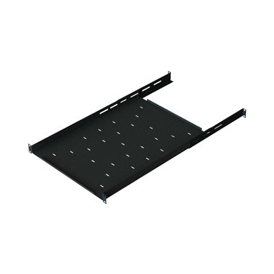 CH-QR1 - Charola Ajustable para Rack de 19" de 4 postes de 1 Unidad de Espacio. Profundidad de 633 a 816 mm