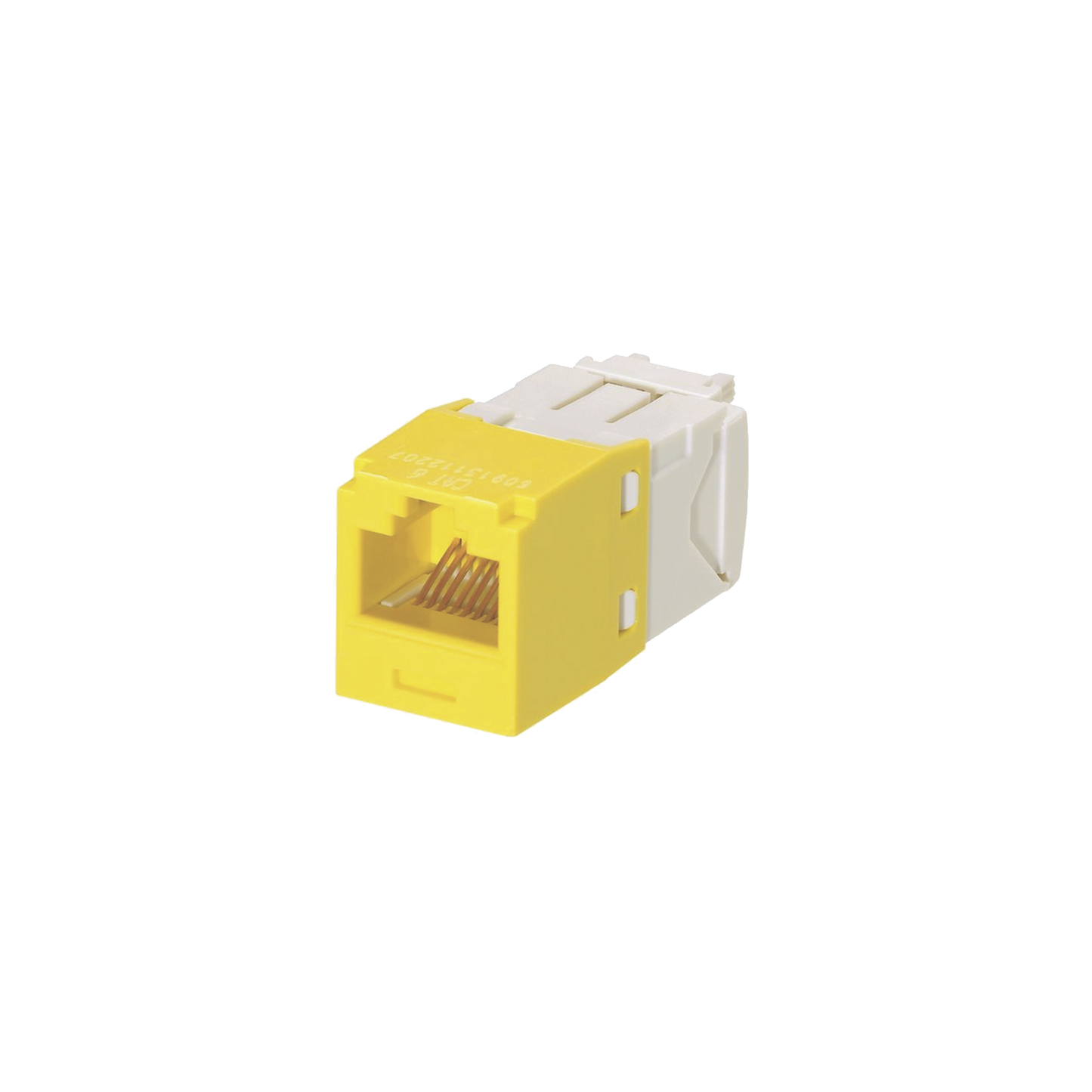 CJ688TGYL - Conector Jack RJ45 Estilo TG, Mini-Com, Categor�a 6, de 8 Posiciones y 8 Cables, Color Amarillo
