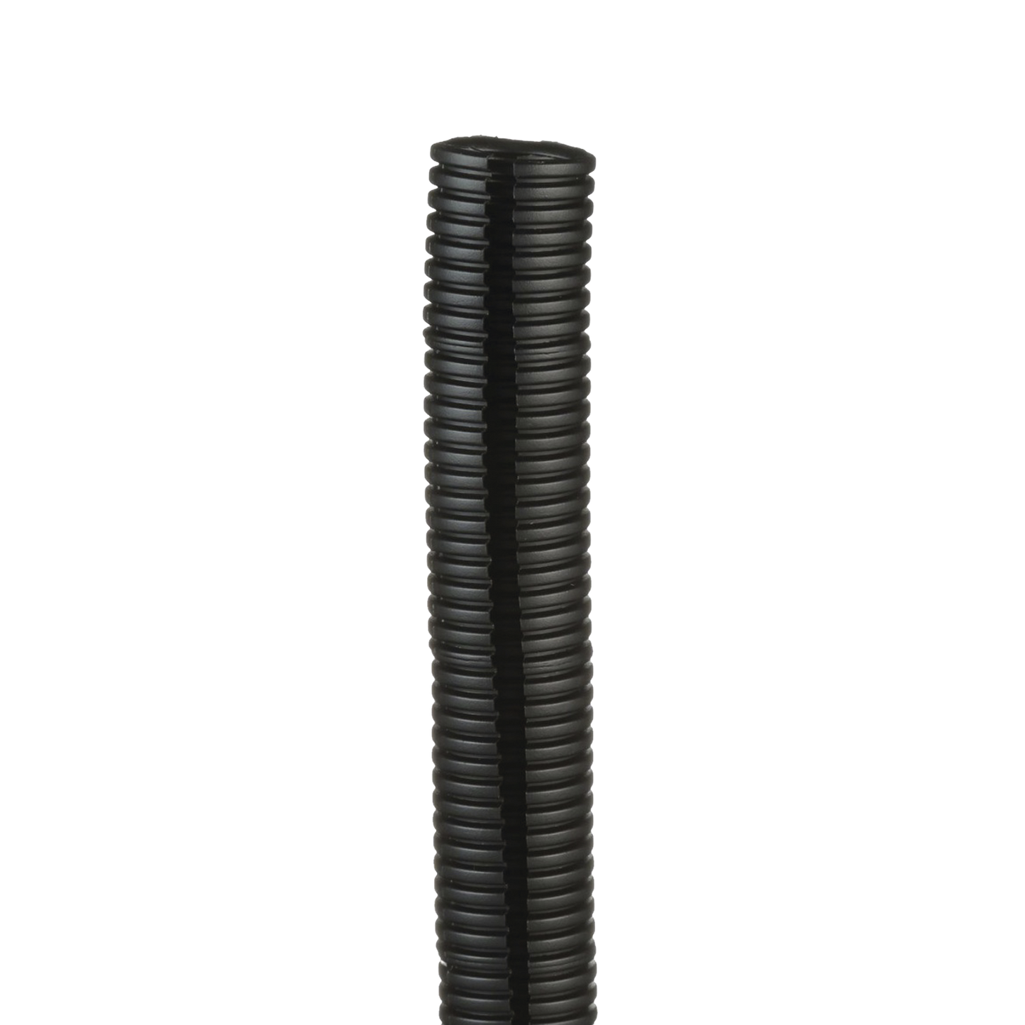 CLT100F-C20 - Tubo Corrugado Abierto para Protección de Cables, 1in (25.4 mm) de Diámetro, 30.5 m de Largo, Color Negro