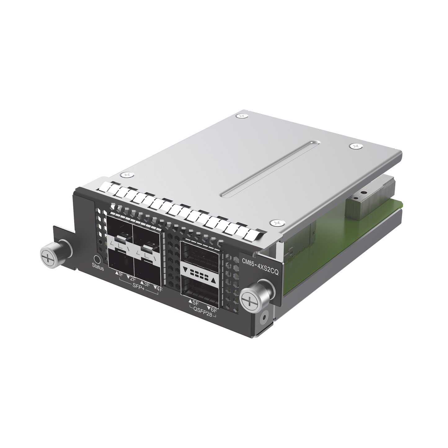 CM85-4XS2CQ - Tarjeta de Expiación para RG-CS85 series switch, 4 puertos SFP+ 10G y 2 puertos QSFP28 100G
