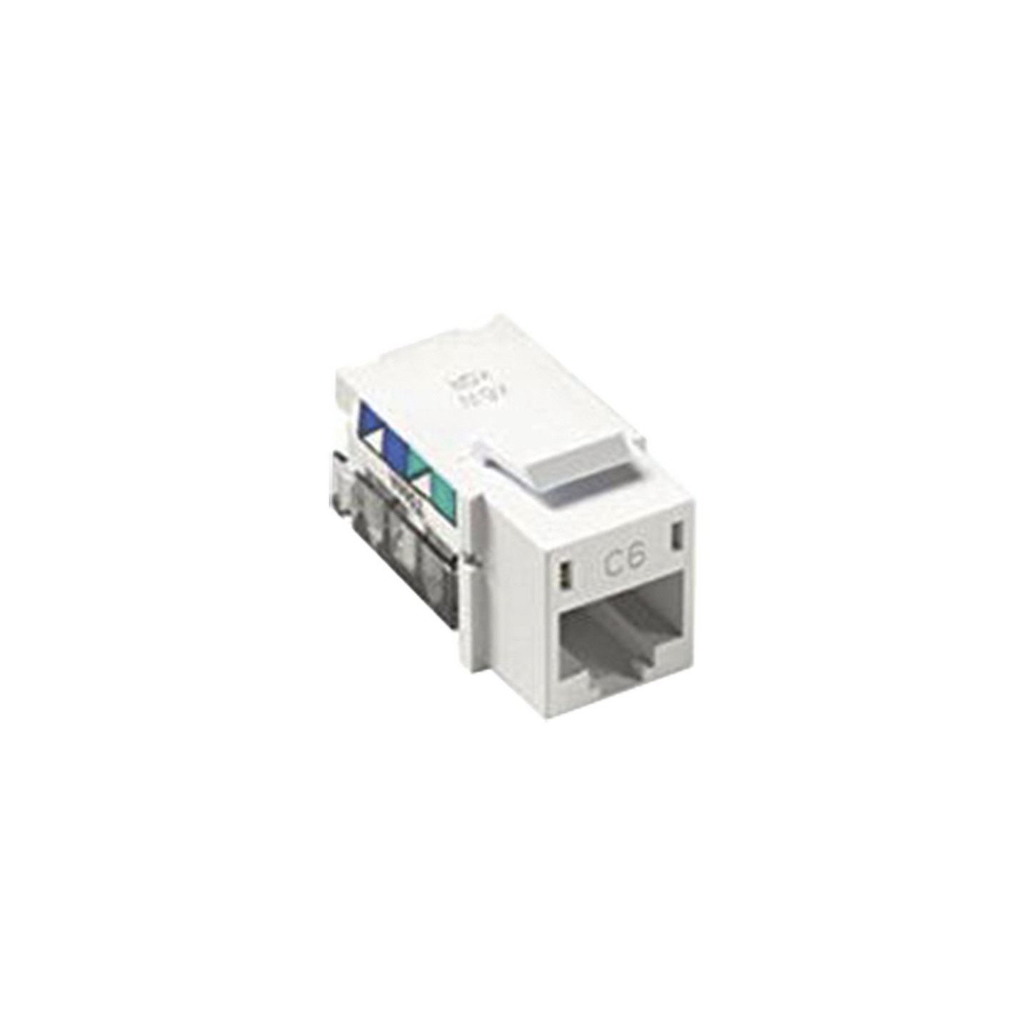 CON1PC6WH Adaptador jack telefonico Cat 6 (8 pin) Phone