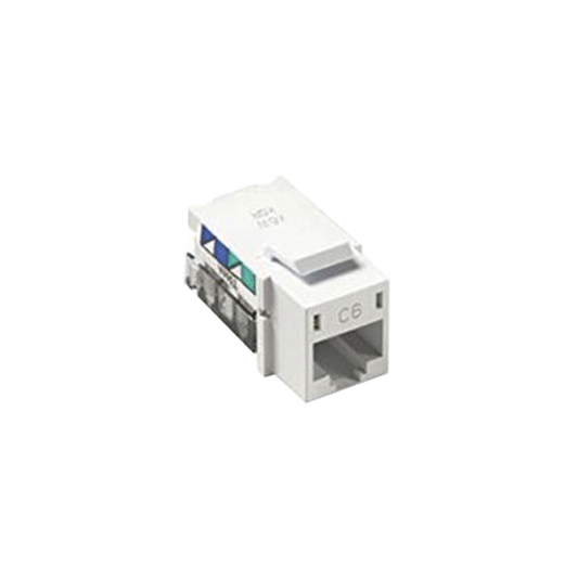 CON1PC6WH Adaptador jack telefonico Cat 6 (8 pin) Phone