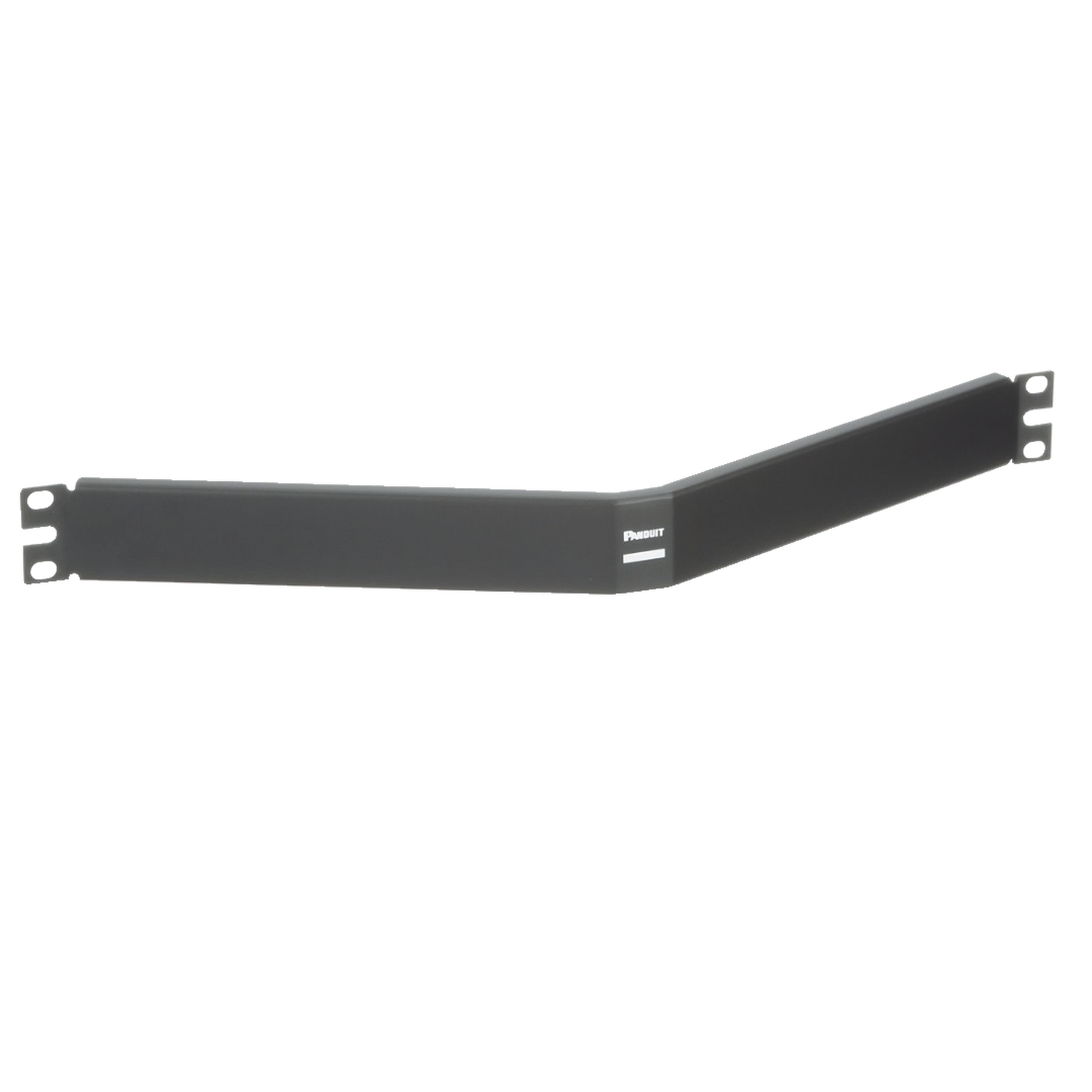 CPAF1BLY Tapa Ciega Para Rack Estándar de 19in, Angulado, de Acero, 1UR, Color Negro