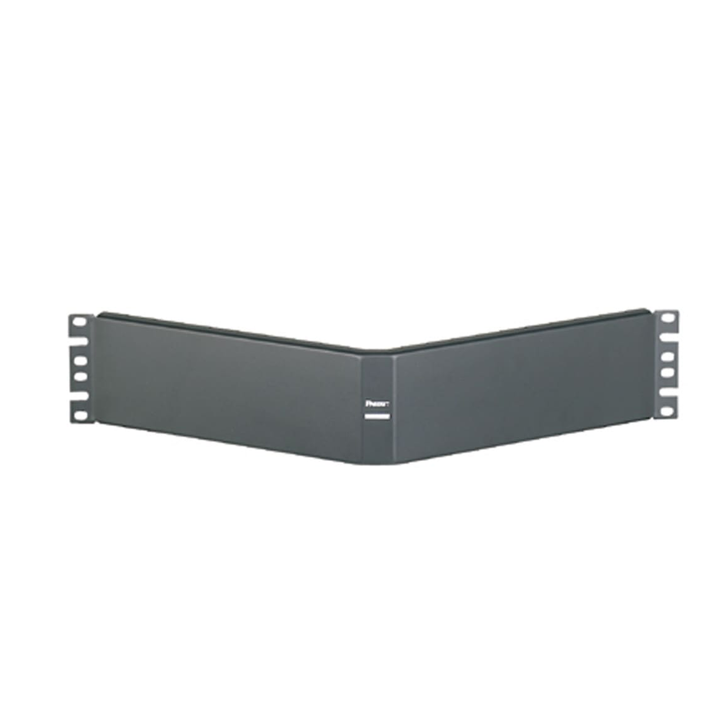 CPAF2BLY - Tapa Ciega Para Rack Estándar de 19in, Angulado, de Acero, 2UR, Color Negro