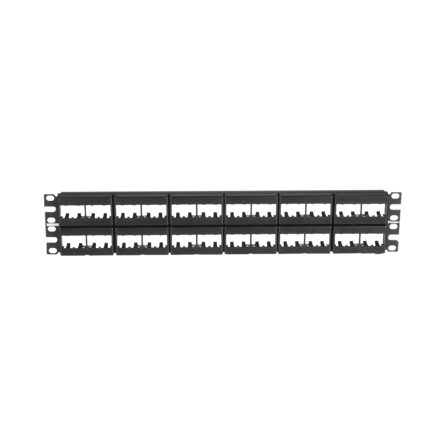 CPP48WBLY - Panel de Parcheo Modular Mini-Com (Sin Conectores), Plano, Sin Blindaje, de 48 Puertos, 2 UR