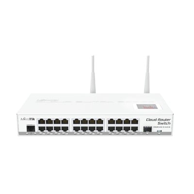 CRS125-24G-1S-2HND-IN Cloud Router Switch CRS125-24G-1S-2HnD-IN 24 Puertos Gigabit Ethernet, 1 Puerto SFP, 802.11b/g/n, Para escritorio