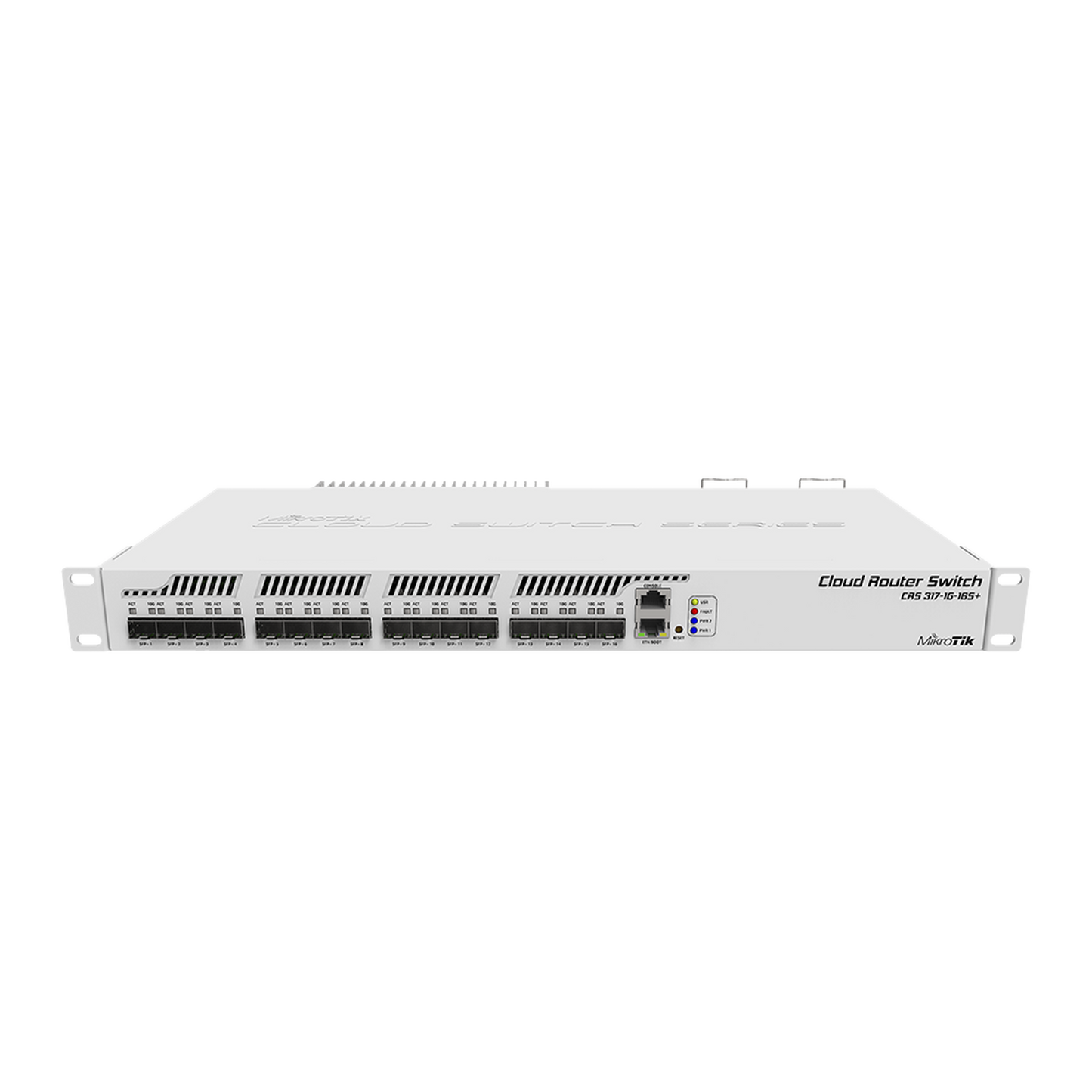 CRS317-1G-16S+RM Cloud Router Switch CRS317-1G-16S+RM 16 Puertos SFP+, 1 Puerto Gigabit Ethernet