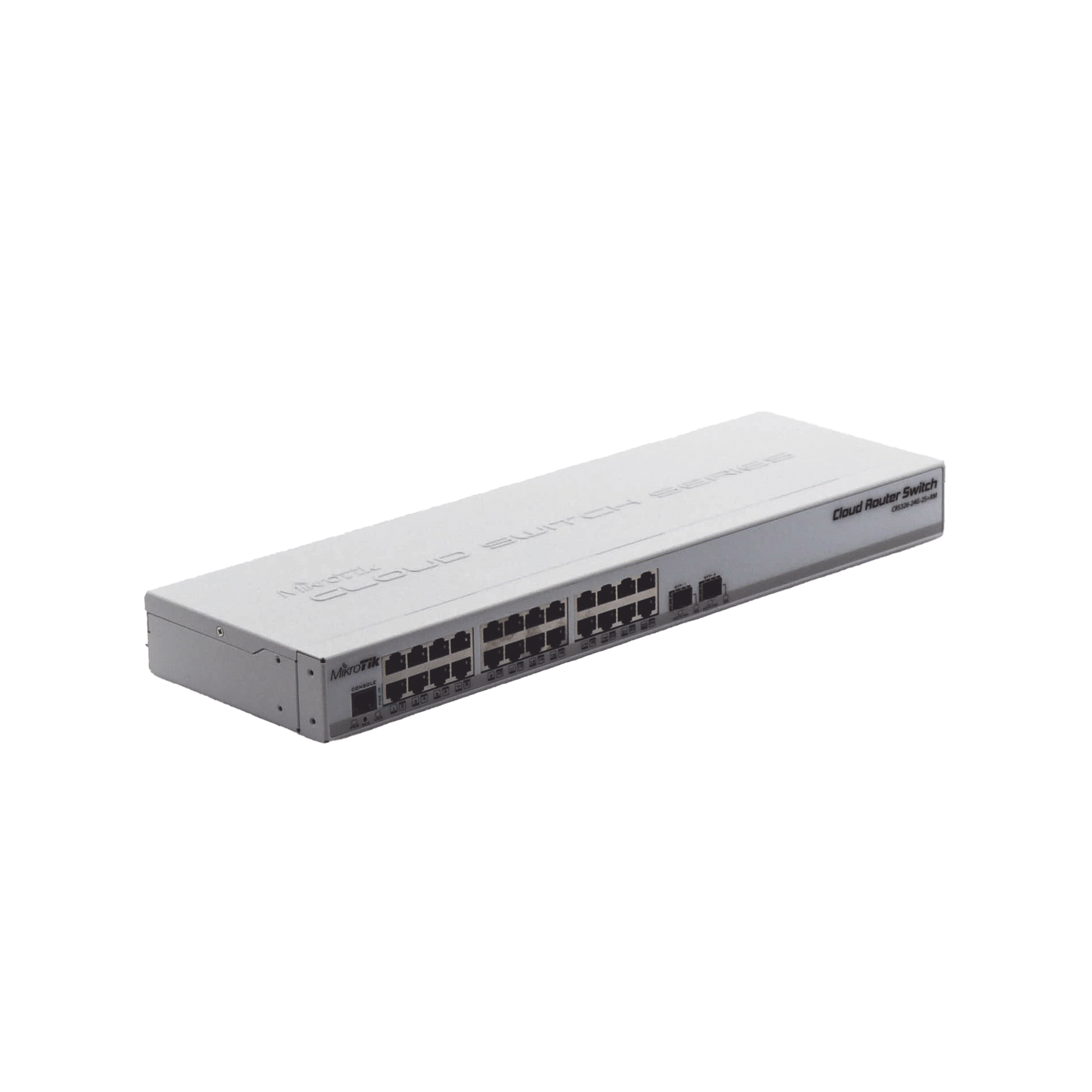 CRS326-24G-2S+RM Switch Sistema Operativo Dual 24 Puertos Gigabit Ethernet y 2 Puertos SFP+