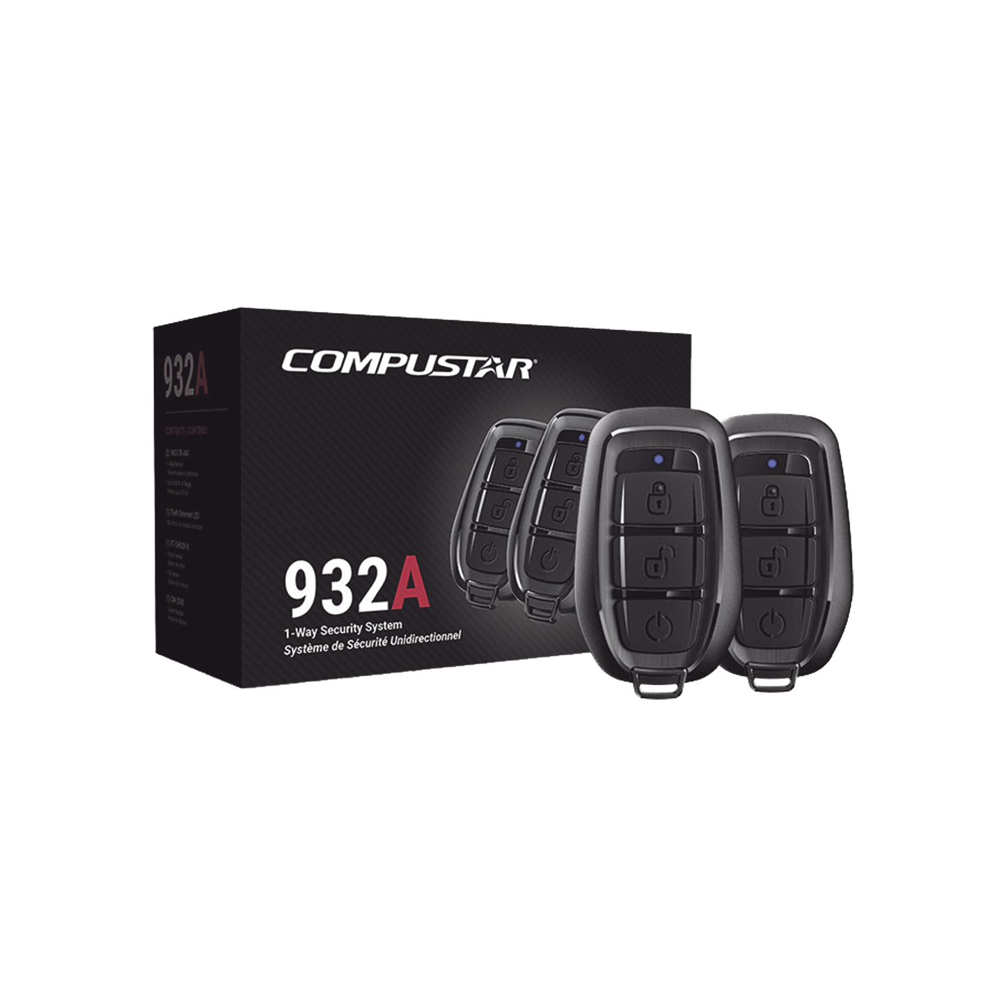 CS932-A - Kit de Alarma Vehicular Profesional unidireccional con modulo CM2500 compatible con GPS X1-MAX LTE para App