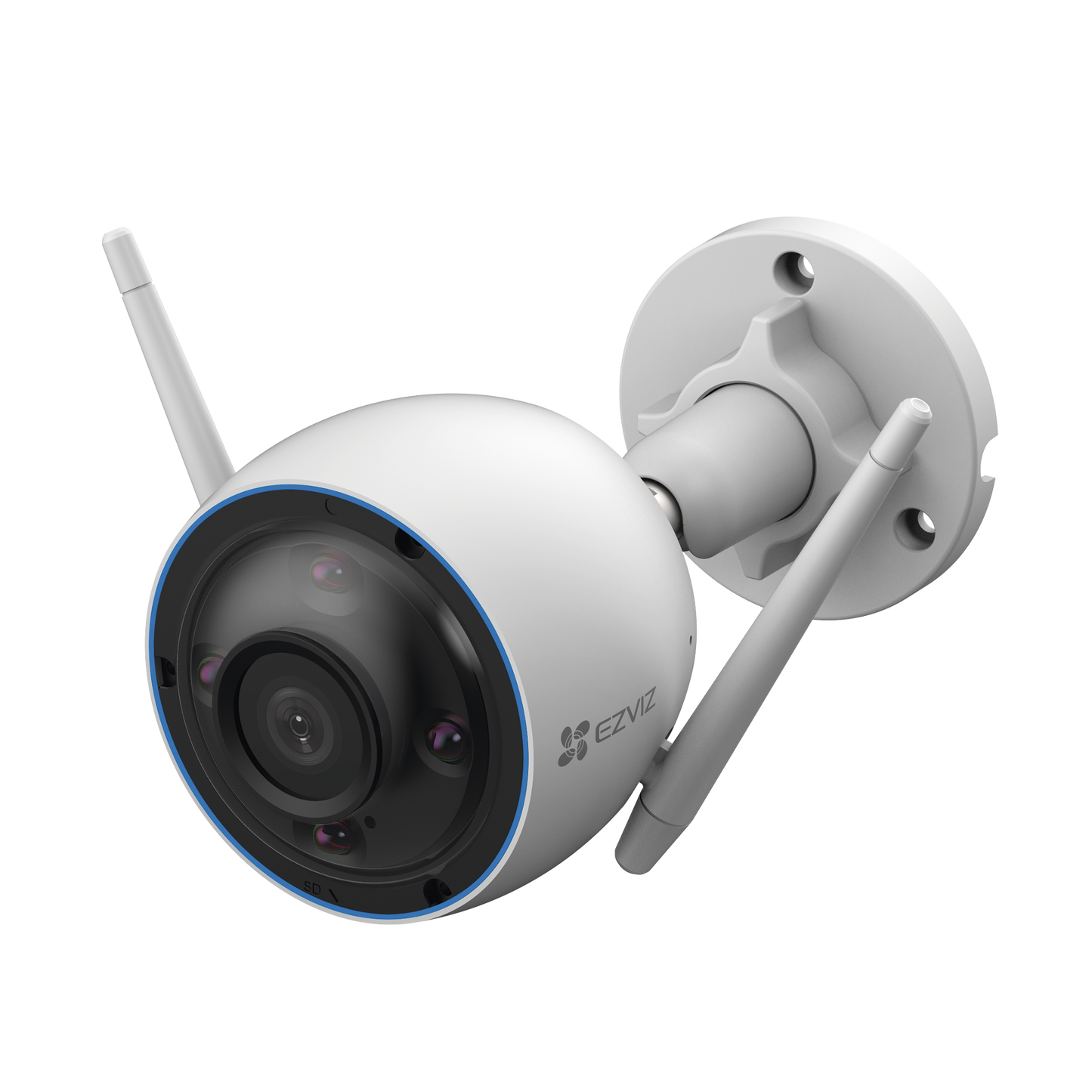 CS-H3-2K Bala WiFi / 3 Megapixel (2K) / Detección humana / Detección De Vehiculo / Alertas de Voz Personalizables / Sirena / Luz Parpadeante / Colores en Oscuridad / Micro SD / Uso En Exterior