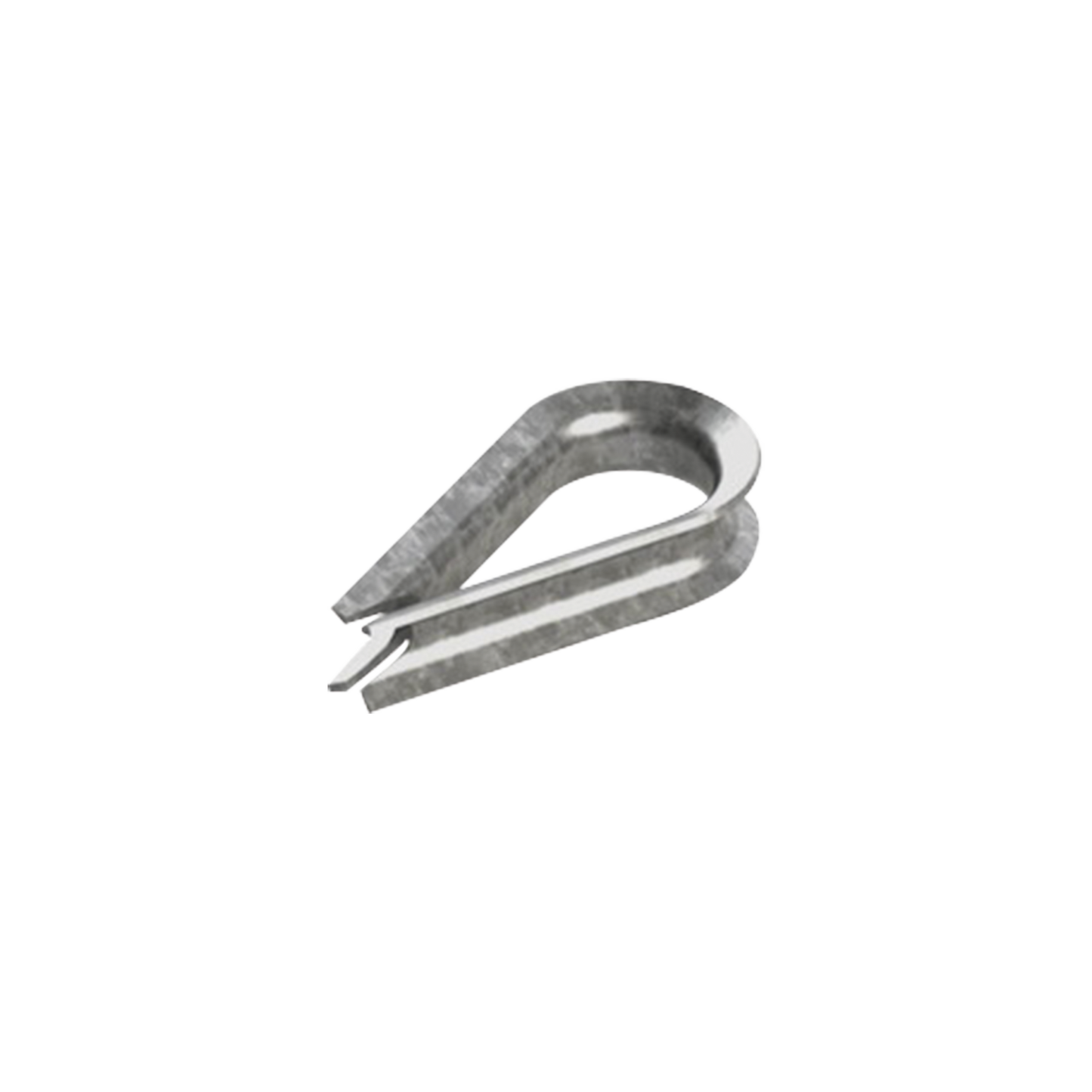 CUELLO-14LS Guardacabos/cuello 1/4 acero con electro galvanizado.