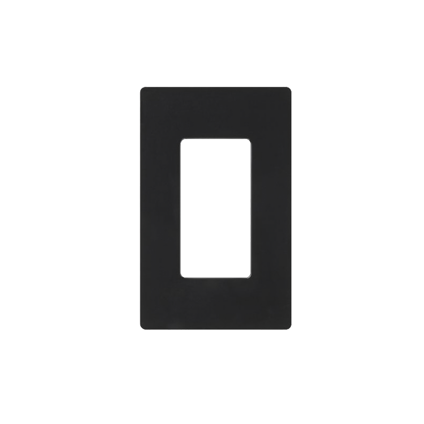 CW1BL - Tapa Color Negro para interruptor o dimmer Lutron, 1 gang, limpio y moderno