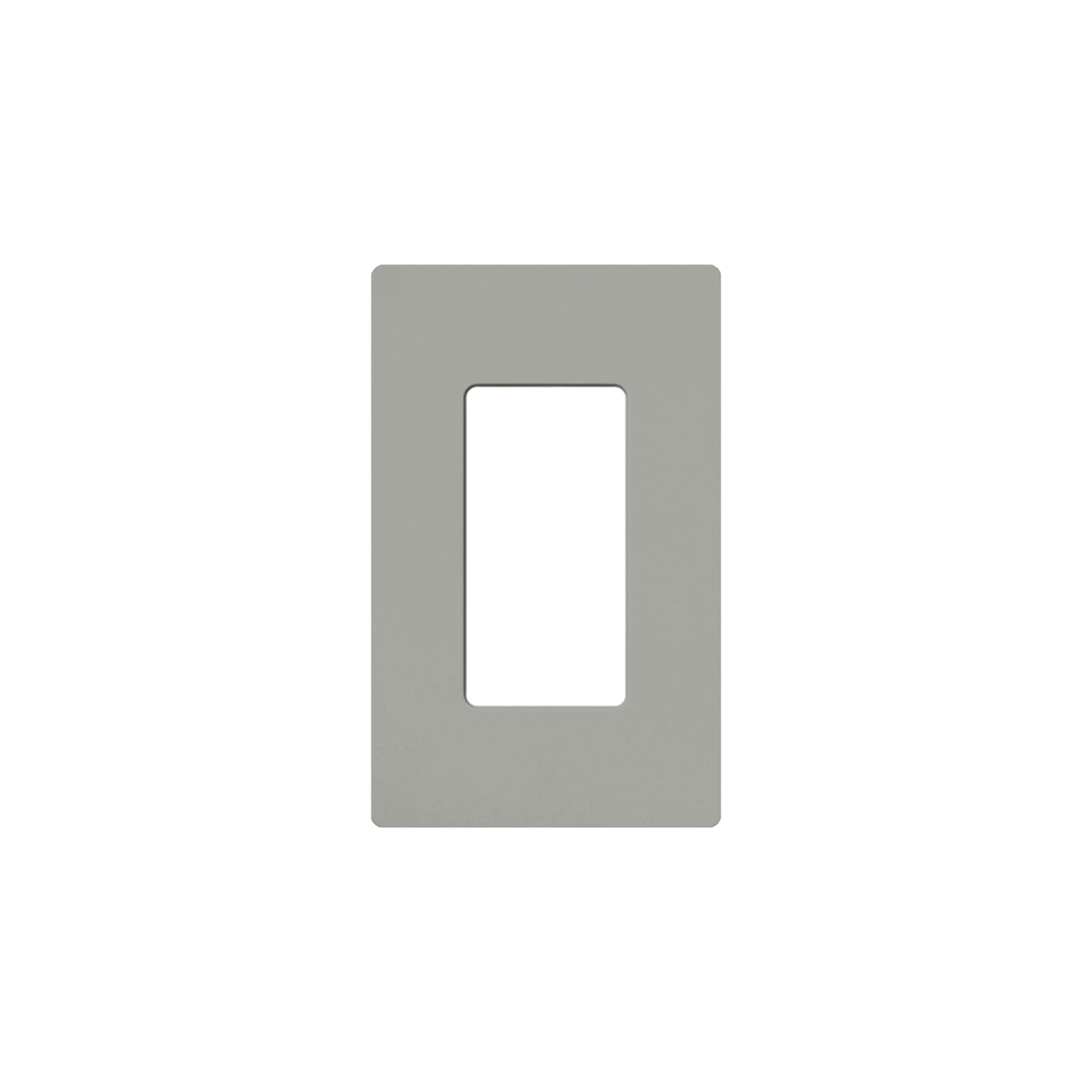 CW1GR - Tapa Color Gris para interruptor o dimmer Lutron, 1 gang, limpio y moderno