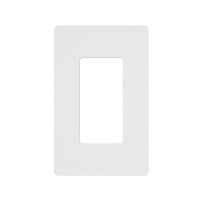 CW1WH - Tapa Color Blanco para interruptor o dimmer Lutron, 1 gang, limpio y moderno